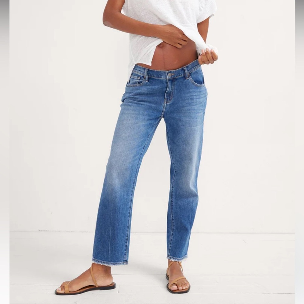 Hatch - The Boyfriend Maternity Jean in Indigo (size 30); OP: $198; barely worn